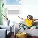 Whirlpool 15,000 BTU Window Mounted Inverter Air Conditioner with Quiet, High Efficiency Operation and Remote, Window AC Unit for Apartment, Living Room, Bedroom, Large Rooms up to 700 Square Feet