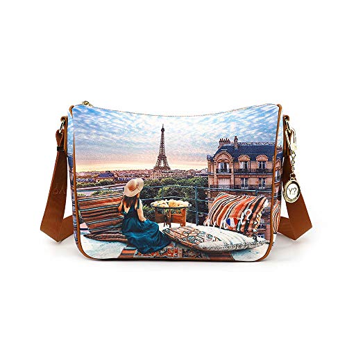 Sac epaule femme Y NOT PARIS PRESSE cabas moderne taille unique