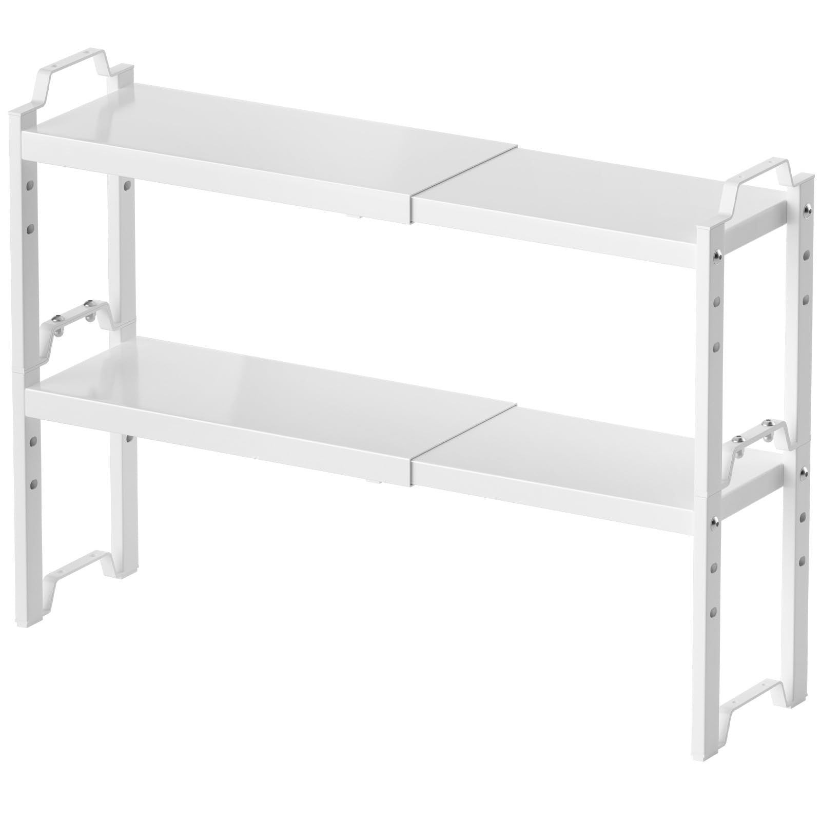 Narrow Expandable Cabinet Shelf Organizer, Kitchen Countertop Storage
