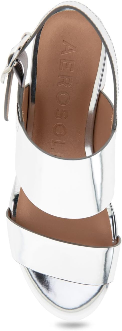 Aerosoles Women's Camera Metallic Platform Sandal - Image 5