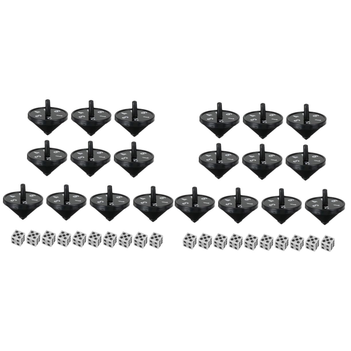 ifundom 20 Sets Performance Gyro Kit Dice Gyro Stage Gimmick for Boys and Girls and Adults