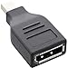 Produktbild InLine® DisplayPort Adapter, Mini DisplayPort Stecker auf DisplayPort Buchse, 4K/60Hz, schwarz