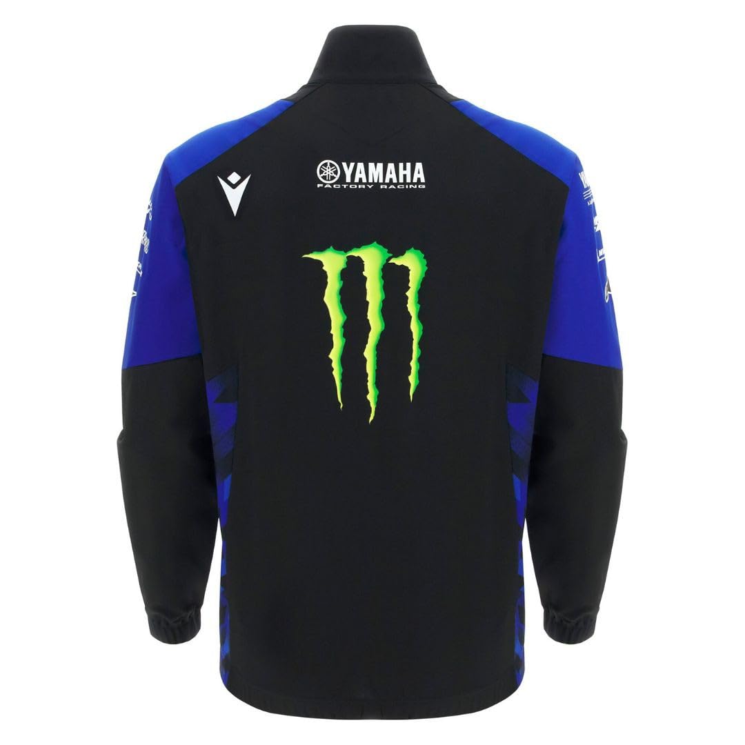 Herren Jacke Team Replica Monster Energy Yam Moto GP mit Reißverschluss