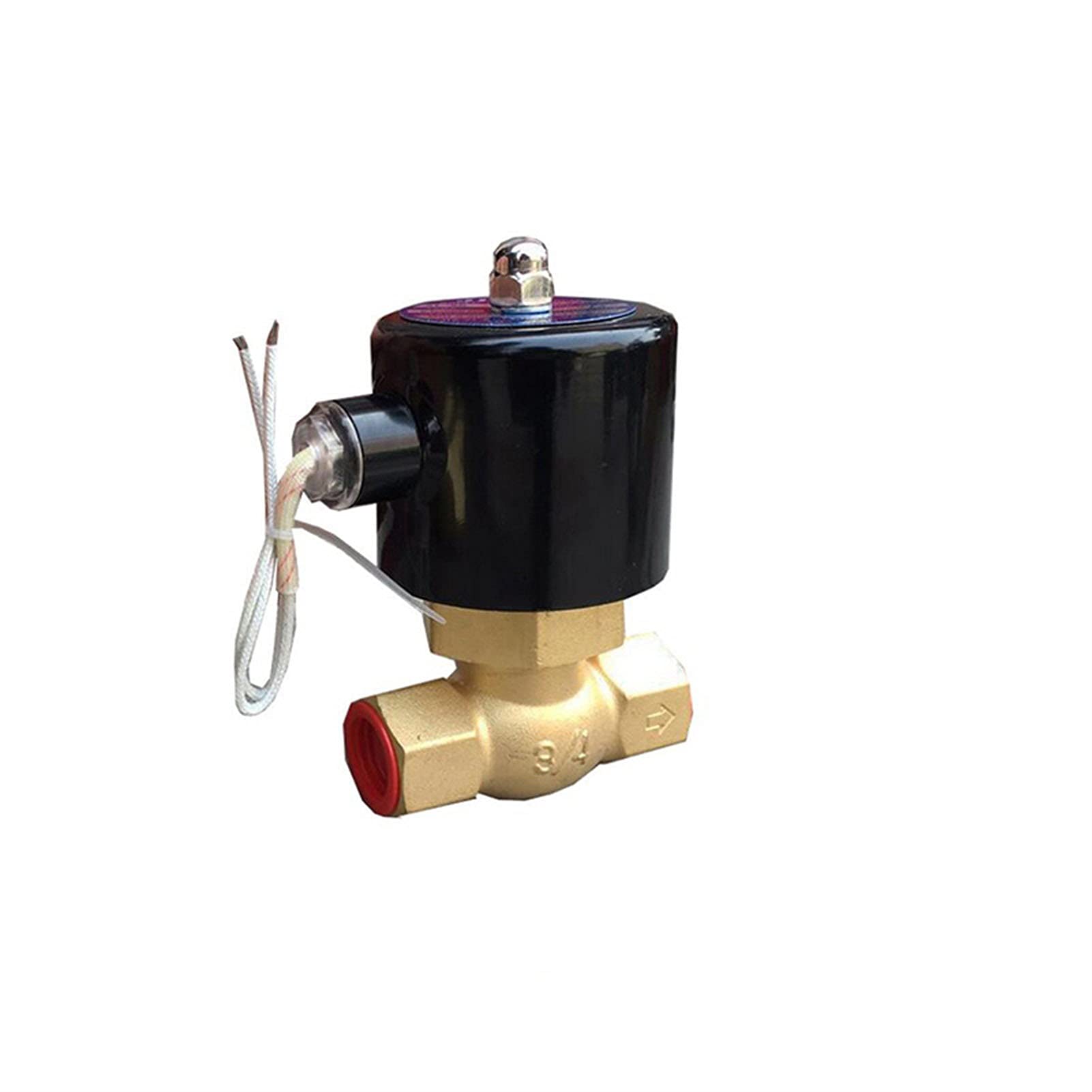 Électrovanne à vapeur d'eau 1 pouce en laiton NF 22mm 110V pour haute température