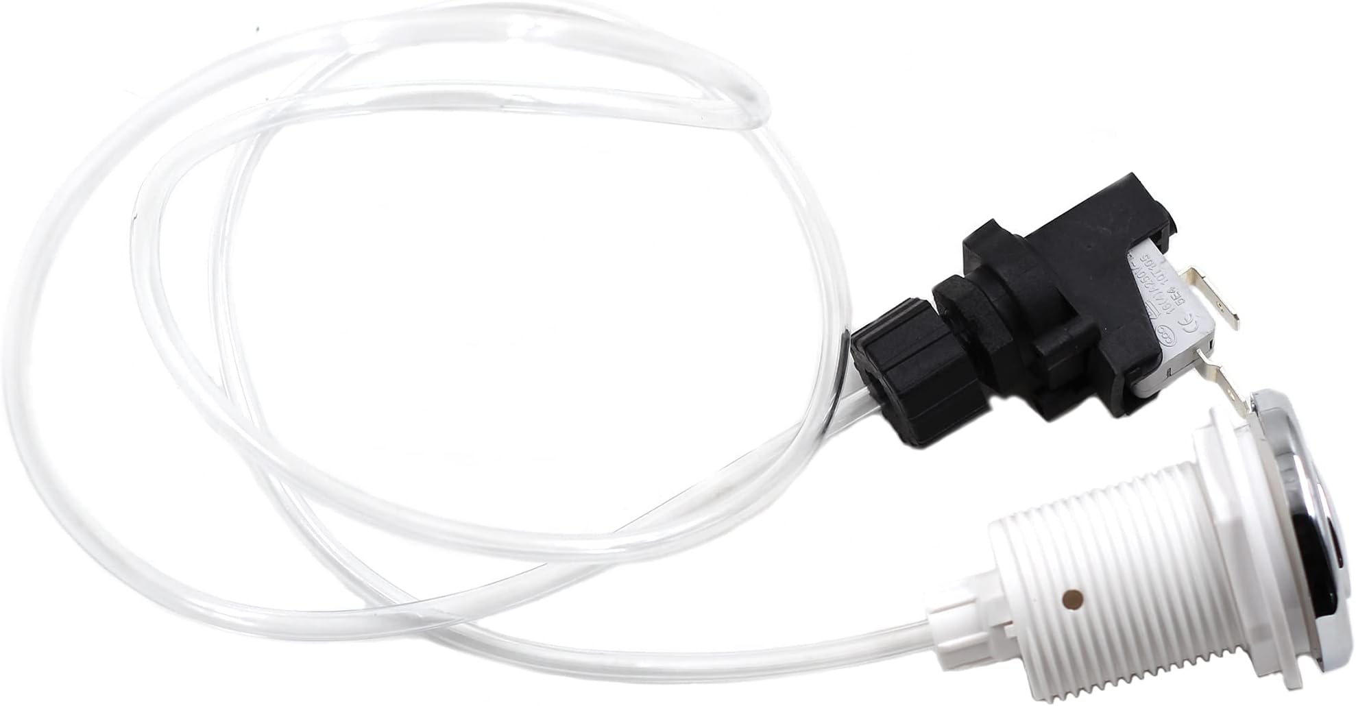 Garbage Disposer Button Air Switch Kit, Hot Tub Pneumatic Push Button Switch for Garbage Disposal Parts or Food Waste Equipment