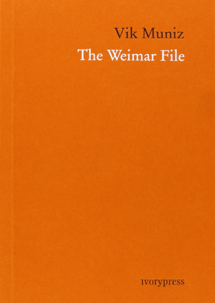 Vic Muniz The Weimar File beau livre de collection rigide édition limitée d'art moderne