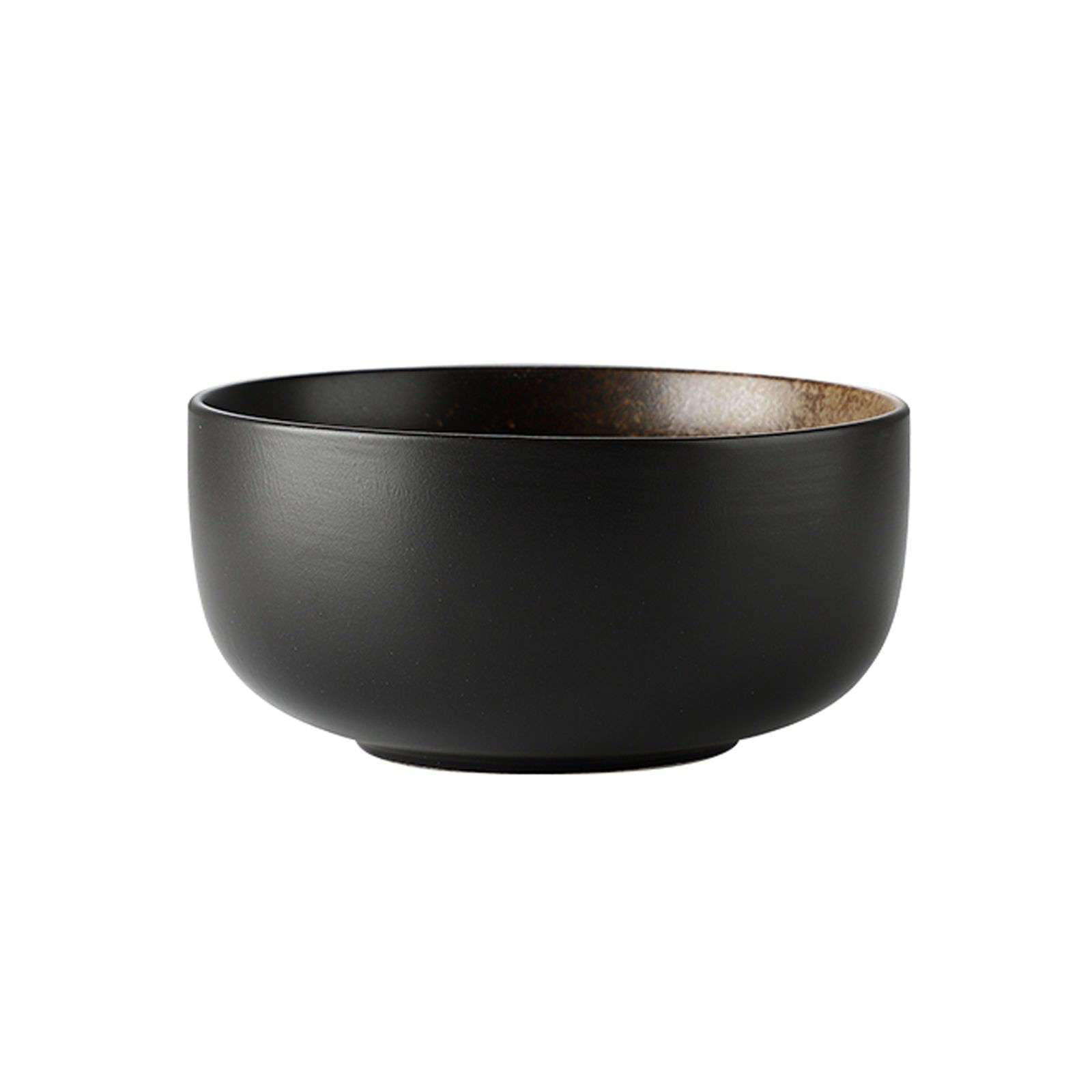 Pot à soupe en céramique style bol rond japonais pour flocons d'avoine et ragoût
