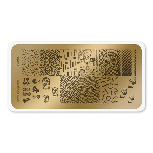 Color Club Candy Nail Art Stamping Plate Nail Art Stamping Plate, 0.5 fluid_ounces