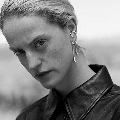 FORYOURS Edelstahl Ohrclips Ohr Manschetten Knorpel Ohrclips Nicht Piercing Clip auf Knorpel Ohrringe Ear Cuff Ohrclips für Männer Damen