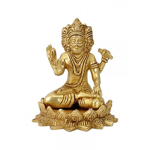 Gangesindia 'Lord Brahma' Creater of Universe - Brass Statue