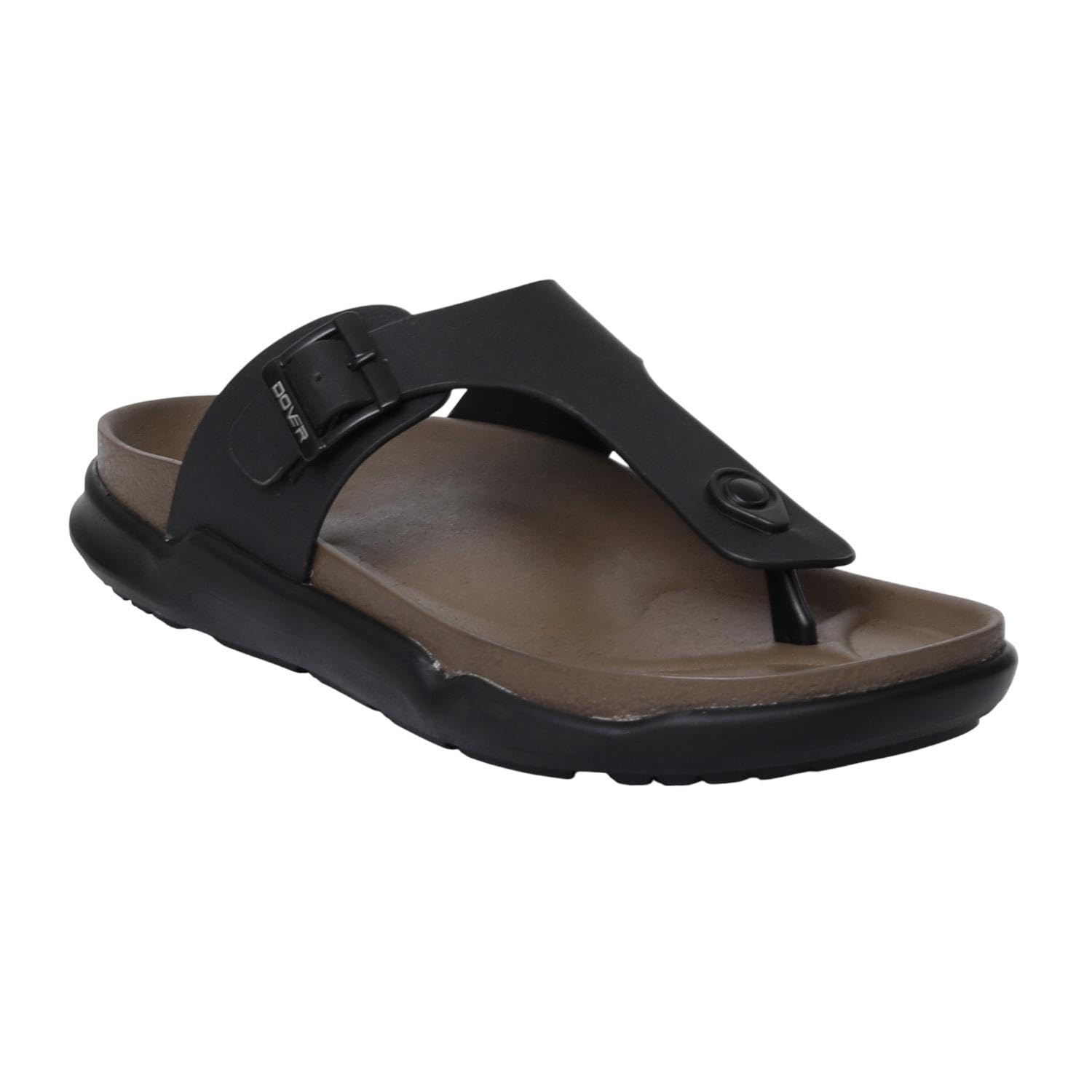 dover Mens Black Modern Strap Sandal-picture-33