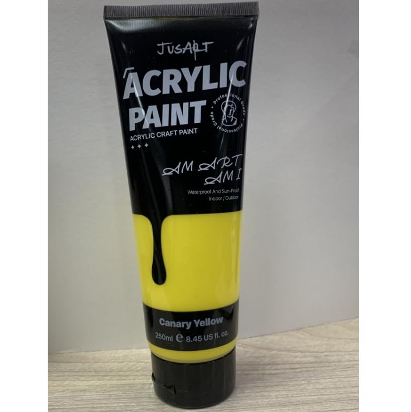 JusArt アクリル塗料-250 (イエロー)
