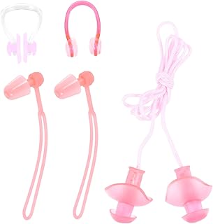 ABOOFAN Conjunto De Tampões De Ouvido Clipe De Nariz 4 Peças Para Homens Conjuntos De Jogos Infantis Tampões De Ouvido Para Crianças Tampões De Nariz Para Cheiros Tampões De Nariz