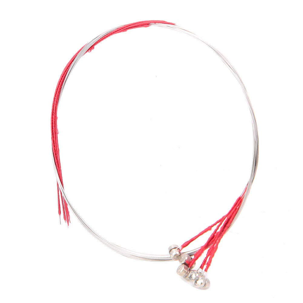 5pcs Violin E Strings - Steel Strings for 3/4 and 4/4 Size Violins - Strip Steel Core - Bright and Clear Sound - for Beginners - Stringed Instrument Accessories