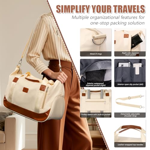 Image of Luggage Sets 5 Piece with TSA Lock Spinner Wheels, Unisex Hard Case ABS Suitcase Set, Hardshell Lightweight Waterproof Travel Hardside Suitcases with Wheels for Women Men,Beige