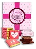 ❀ Happy Mother's Day ❀ Chocolate Gift Set for your Mom 5x5 in 1 box (Pink Prime) 0356