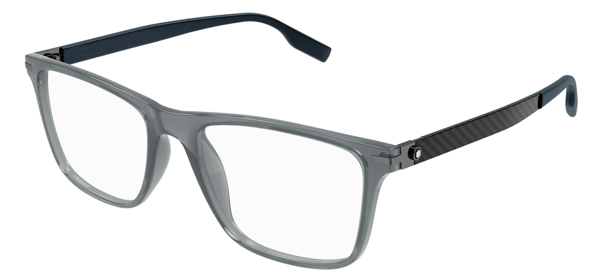 Montblanc Grey Man Mb0251o 006 Optical Frames Acetate Squared