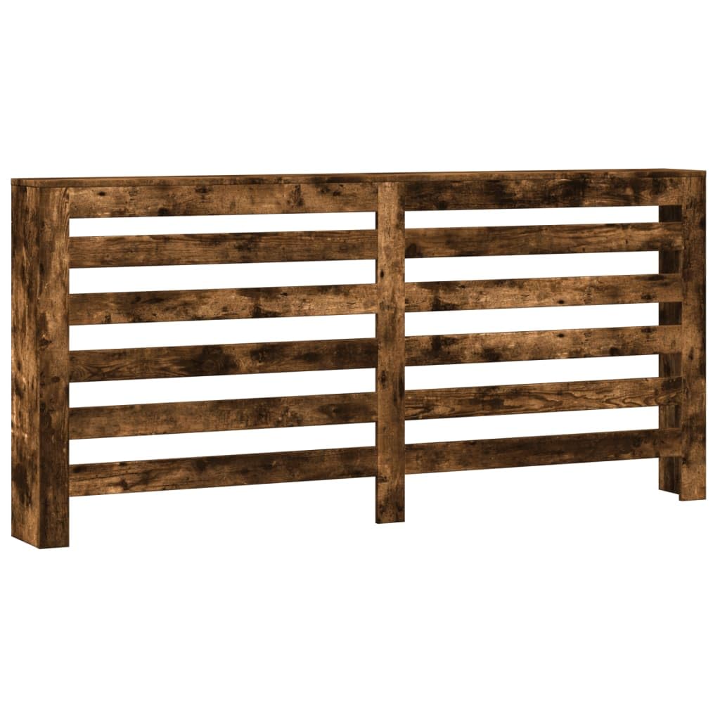 vidaXL Radiator Cover Smoked Oak 175 x 20 x 82 cm Engineered Wood