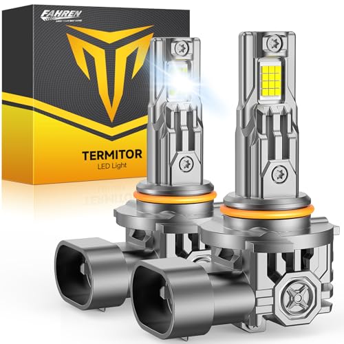 Image of 9006 /HB4 Light Bulbs, 80000LM Brightness, Real 1:1 Design, 6500K Cool White, 10-Year Extended Lifespan, 5 Min Plug and Play, HB4 Light Bulb for Halogen Replacement, Pack of 2 Tire Lights