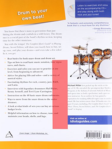 image for Alpha The Complete Idiot's Guide to Playing Drums, 2nd Edition