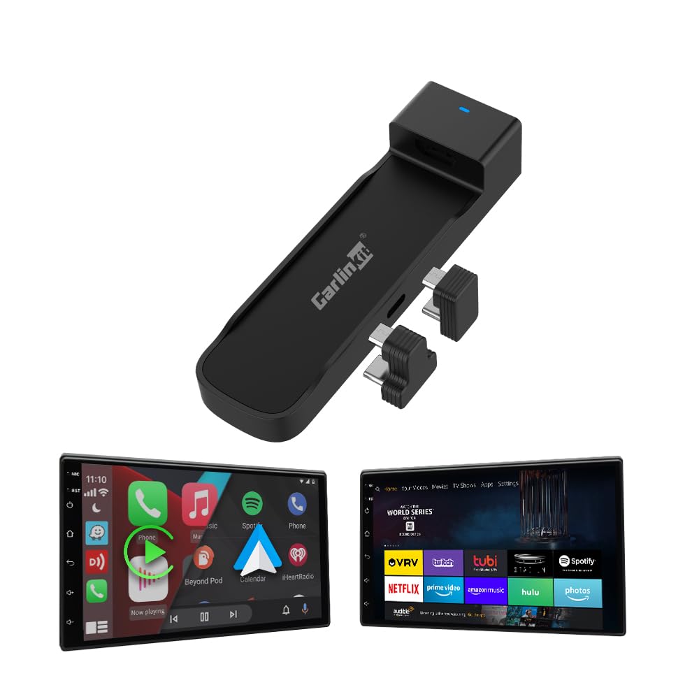 Wireless CarPlay Adapter 3-in-1︱Designed for TV Sticks︱for Wired CarPlay Cars︱Support converting Wired CarPlay to Wireless CarPlay & Android Auto︱Support HDMI Port Fir e TV Sticks inputting-image-38