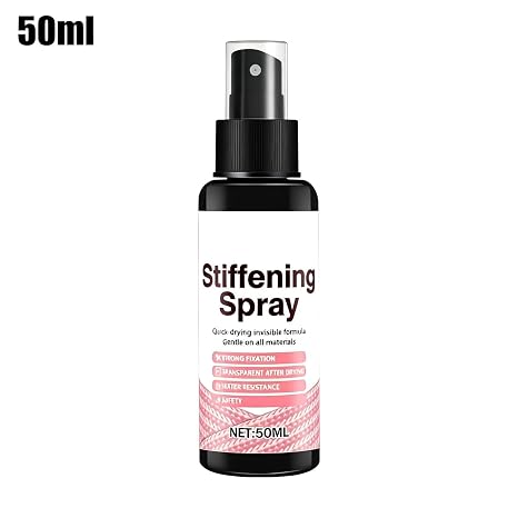 Fabric Stiffener Spray 50ml Fast Acting Non Greasy Long Lasting