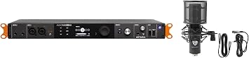 Arturia AudioFuse 16Rig Bundle 16-Channel USB-C Audio Interface with ADAT, MIDI, 24-bit 192kHz, RCM PRO Large Diaphragm Cardioid Condenser Studio Microphone, 2-items