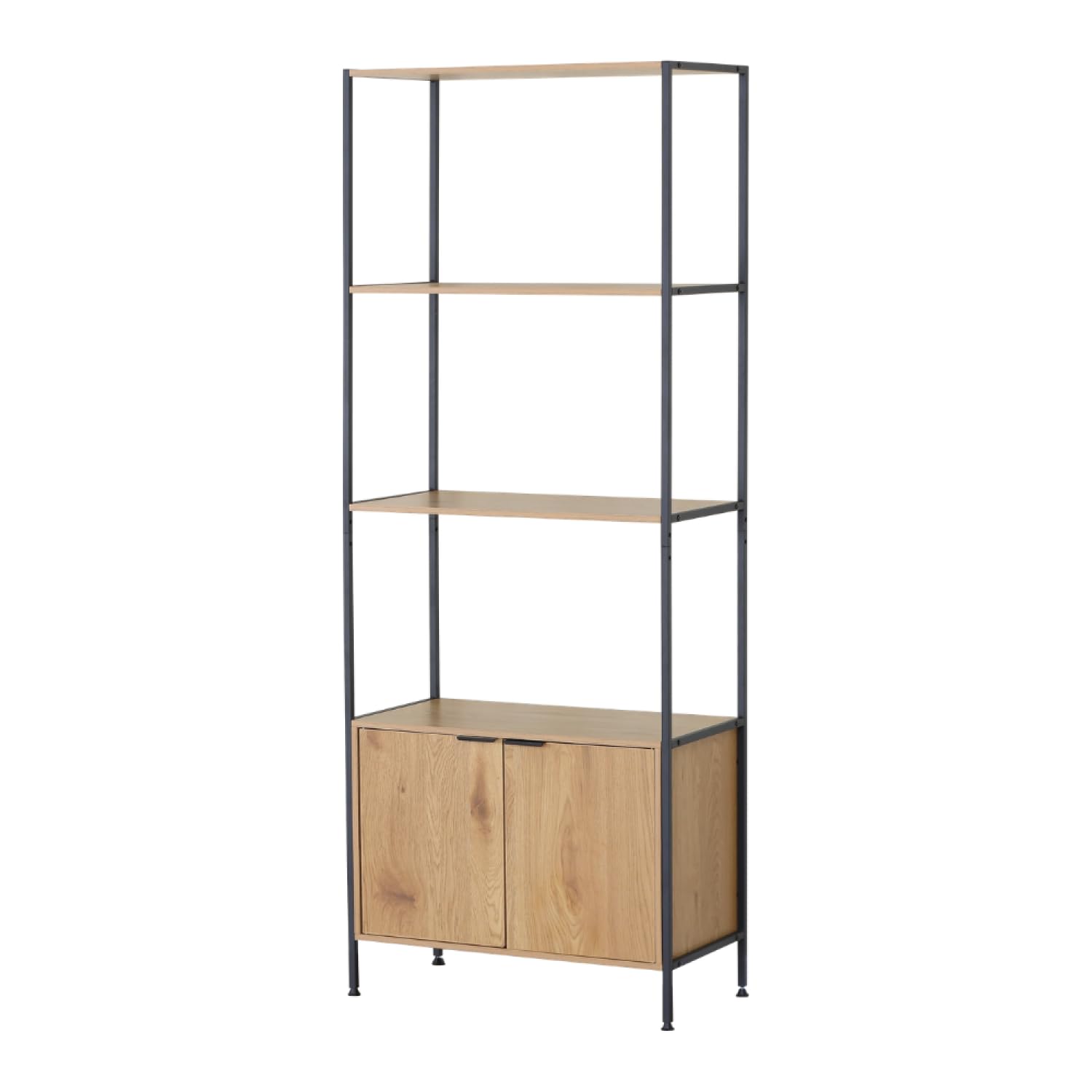 CONCEPT USINE | Etagère TYDIE Panneaux de Particules Marron | 68 cm | 2 Pièces | Qualité Premium | Design Épuré & Fonctionnel | Mobilier Contemporain Durable | Confort