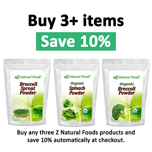 image for Z Natural Foods Organic Broccoli Powder - Nutrient Dense Green Vegetab
