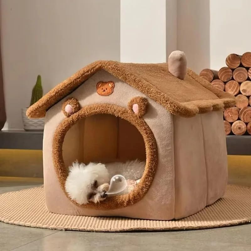 Panier chat tout doux pour le salon - Lit cocooning pour petit chien - 3