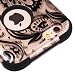Kaleidio Case Compatible For Apple iPhone 6 / 6S (4.7") [TUFF] Protective Shock Proof Dual Layer Hybrid Cover [Includes a Overbrawn Prying Tool] [Rose Gold Paisley Design]