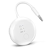 Avantree SoundJet R1 – 25Hr Airplane Bluetooth Adapter for All AirPods (Pro/Max) with Qualcomm Chipset & aptX Adaptive, Wireless Audio Transmitter for Flight Travel, Works with Bose & Other Headphones