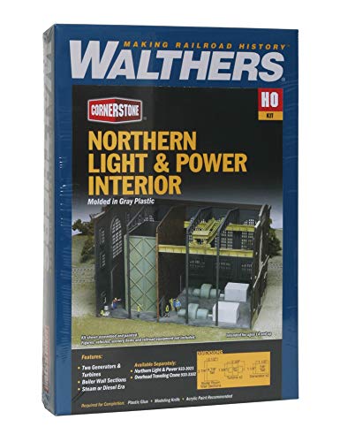 Walthers Interior Kit Northern Light Powerhouse décor intérieur centrale HO