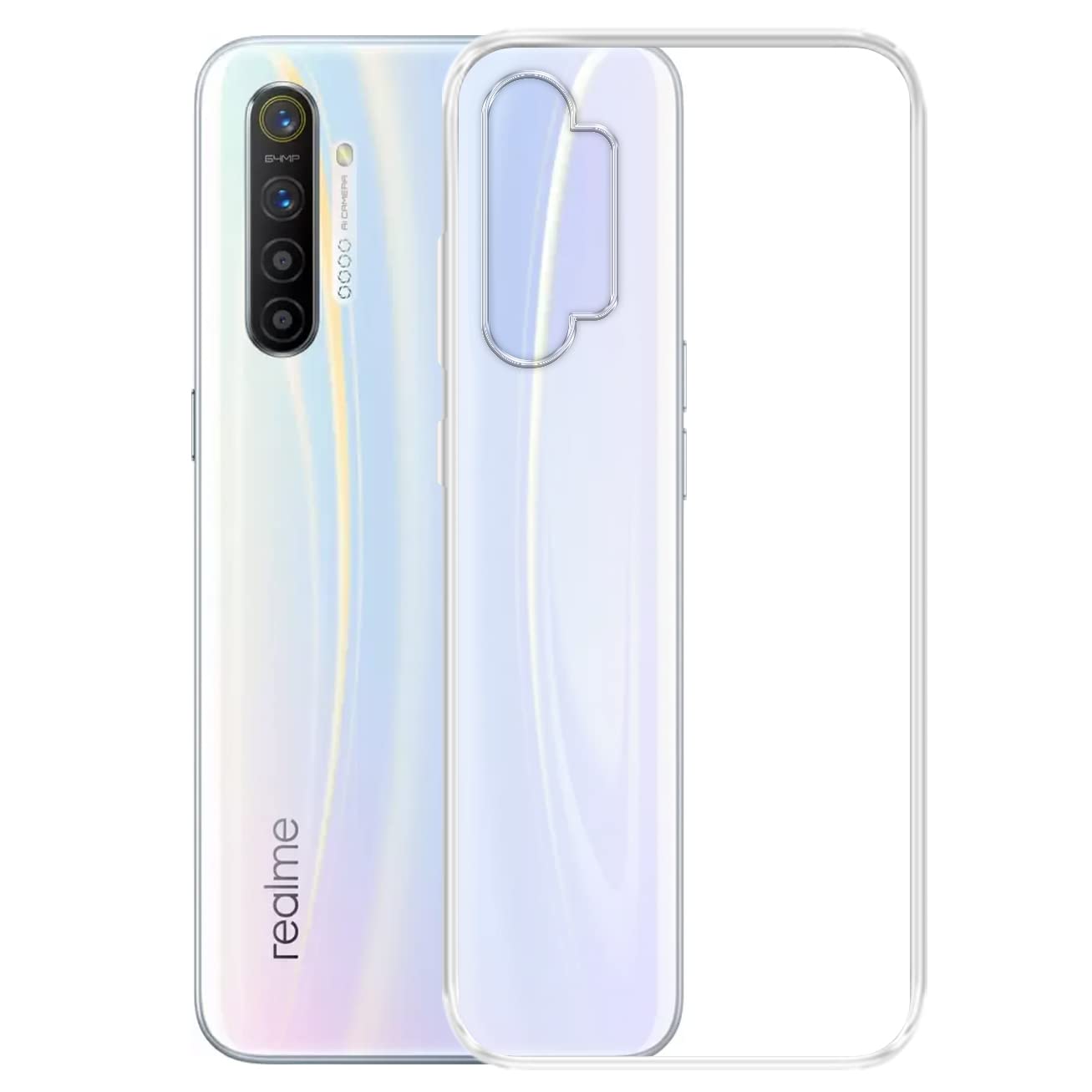 Amazon Brand – Solimo Back Cover Case for Realme X2 / Realme XT | Compatible for Realme X2 / Realme XT Back Cover Case | 360 Degree Protection | Soft and Flexible (TPU | Transparent)
