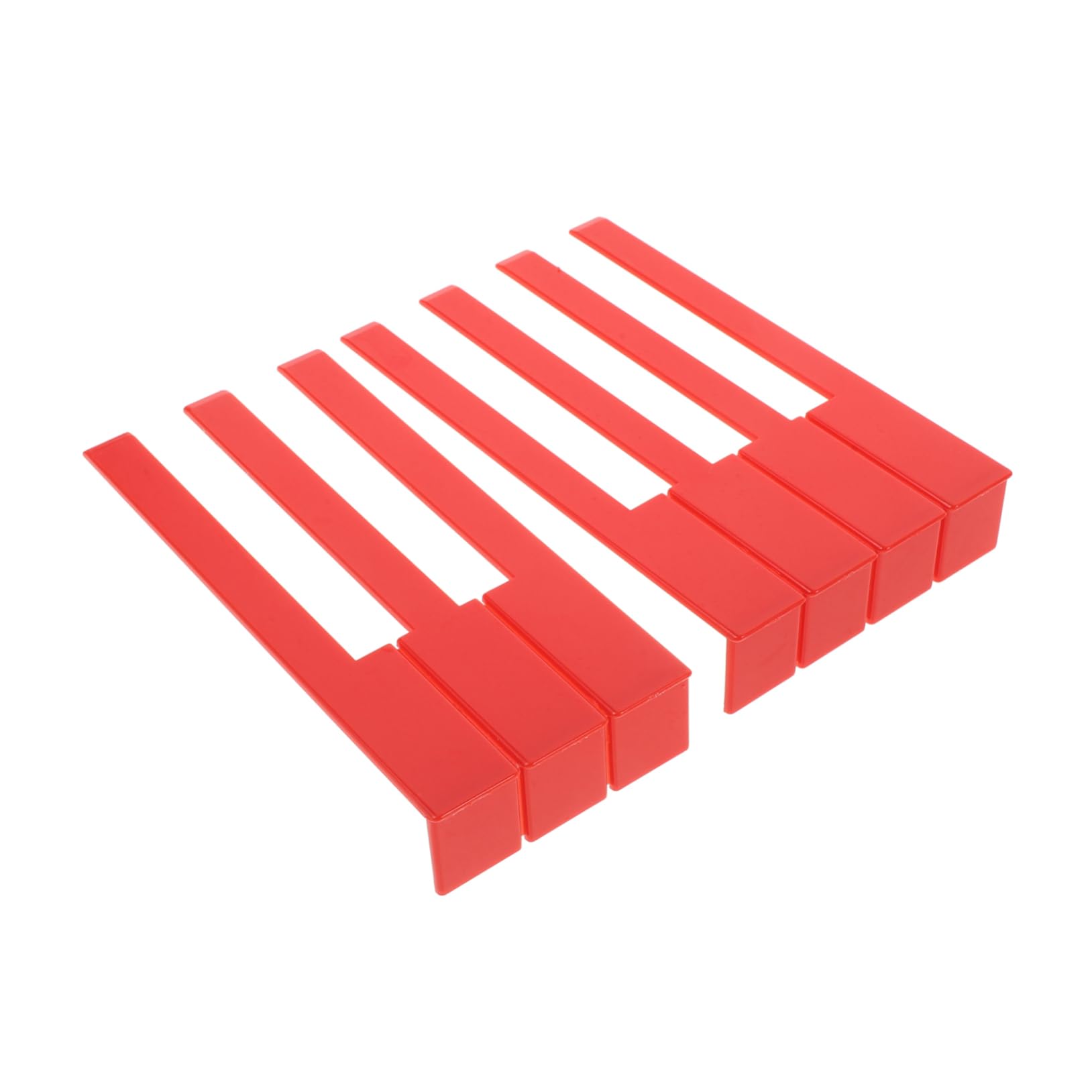 GALPADA 1 Set Vibrant Piano Keytops Replacement Plastic Covers for Key Protection Aesthetic Enhancement Easy Application for All Pianists Piano Accessory