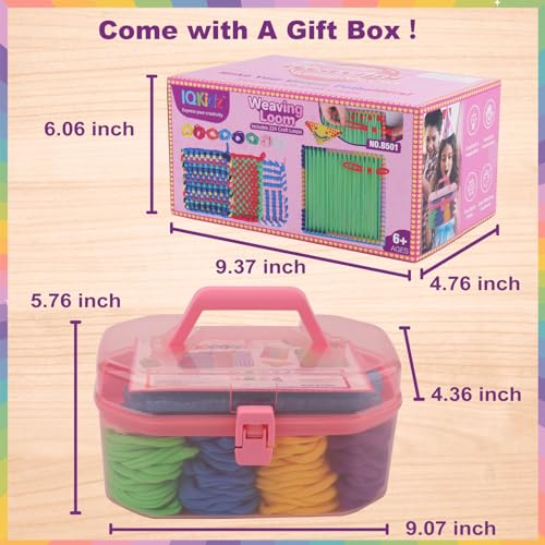 Iqkidz B501 Weaving Loom Kit For Kids And Adults thumb #5