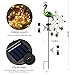 Glintoper Solar Garden Lights, 39 Inch Height Outdoor Metal Peacock Decorative Garden Stakes, Mothers Day Ideal Gifts, Waterproof Path Lights Lawn Stake Ornaments for Patio Pathway Yard Decoration