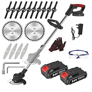 SMILOVII 24V Cordless Strimmer, Tel...