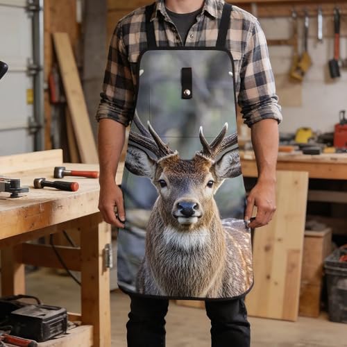 Delantal de trabajo Antlers con cierre rápido y ajustes miniatura 5