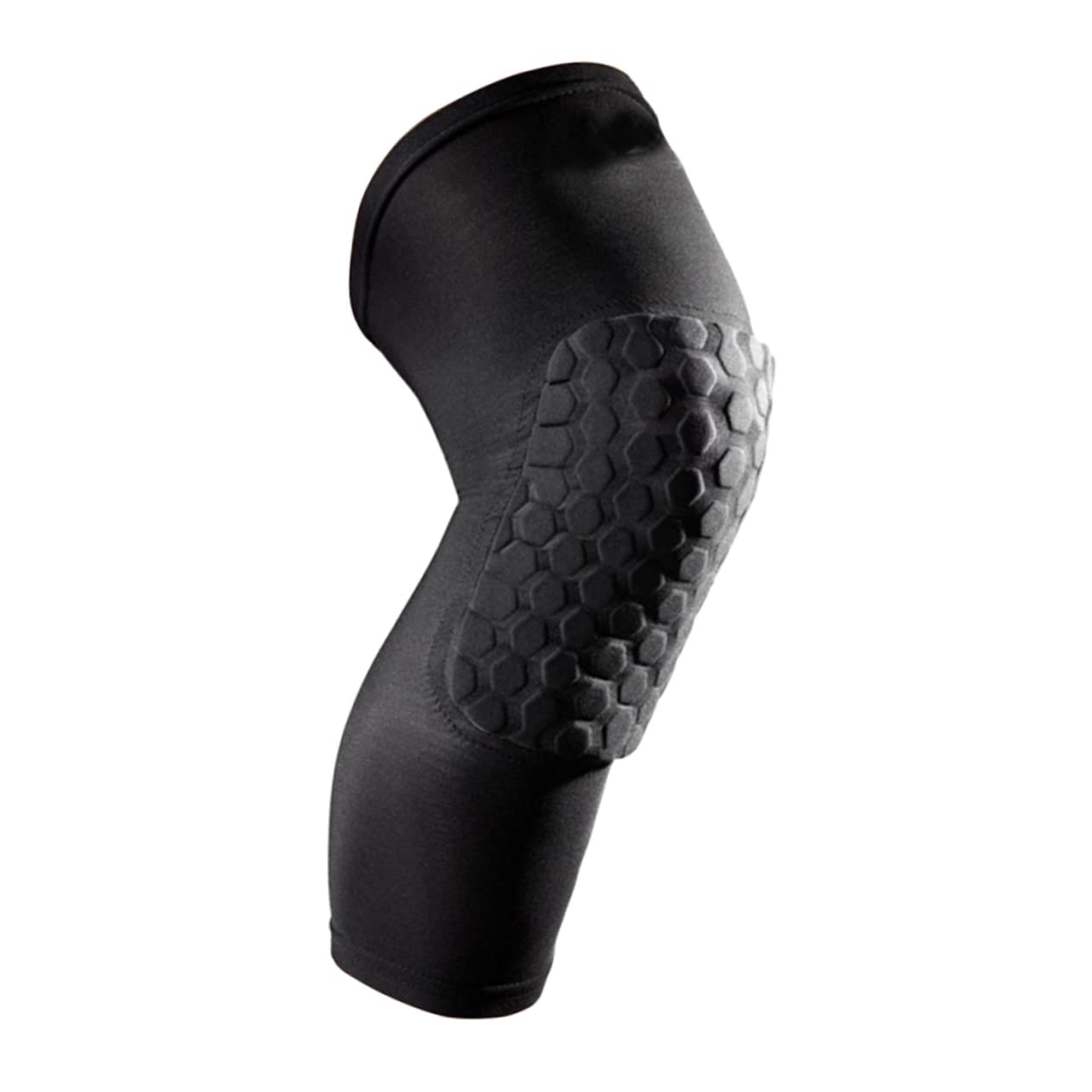 VICASKY 1Pc Breathable Sports Knee Pads for Basketball Football Honeycomb Compression Leg Sleeves for Calf Support Protection Black S Lightweight Athletic Gear