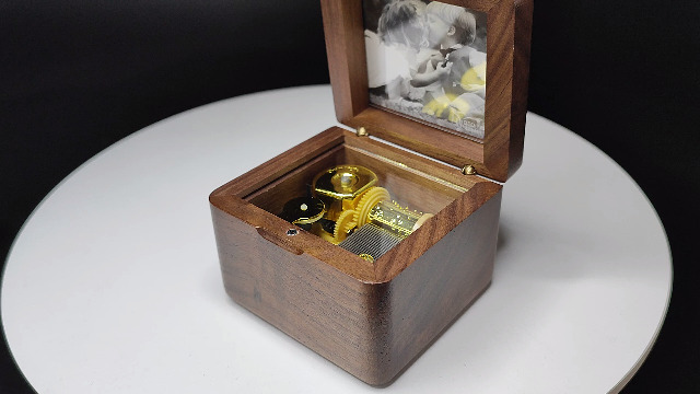 You Are My Sunshine Musikbox - Holz Musikdose Mit Foto-Rahmen