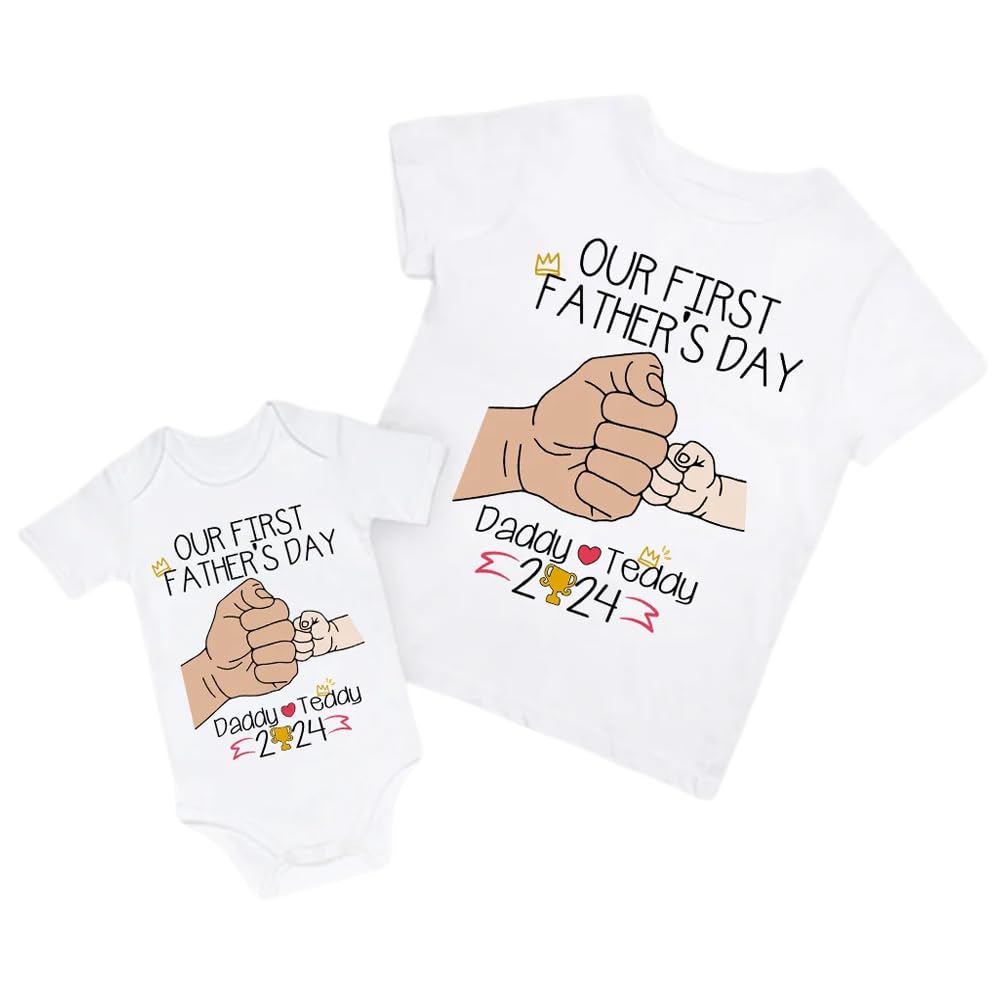 Our First Father's Day Shirt, Father's Day Matching Shirt, Our First Fathers Day