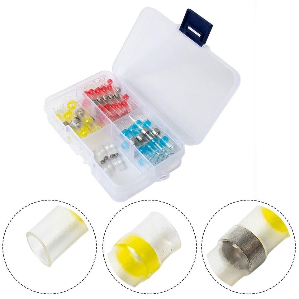 DREAWOO 50pk Solderstick Waterproof Solder Wire Connector Set Original