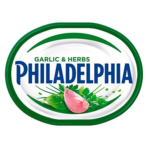 Philadelphia Light Medium Fat Soft White Cheese with Garlic and Herbs 165 g