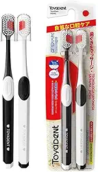 TOYADENT Escova de Dente Casal 2 Unidades, Cerdas Ultra Macias, Sensitive, Uso Diário, Cerdas Alemãs Pedex Premium