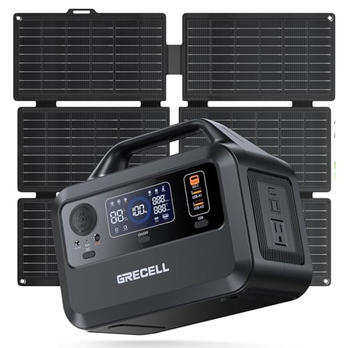 GRECELL 230Wh Solar Generator with 40W Panel