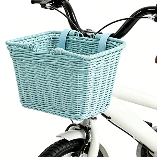 Panier de vélo en osier pour vélo de ville et paniers avant