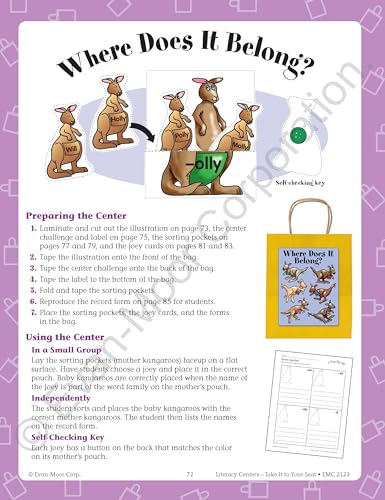 Take It to Your Seat Literacy Centers, Grades K-1 - Image 3