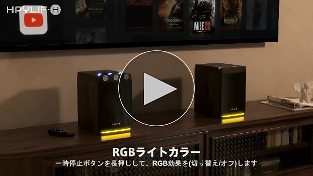 Amazon.co.jp: HPYLIF·H ブックシェルフスピーカー 2ウェ