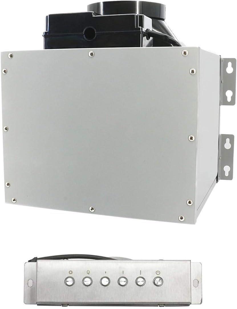 Awoco Split Super Quiet Range Hood Inline Blower Unit And